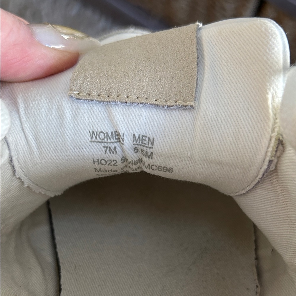 Madewell Cream Lace-Up Court Sneakers - Picture 5 of 7